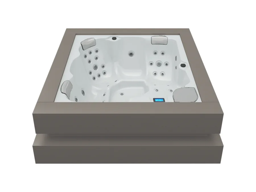 Aquavia Cube Ergo — Grey Storm Solid Surface
