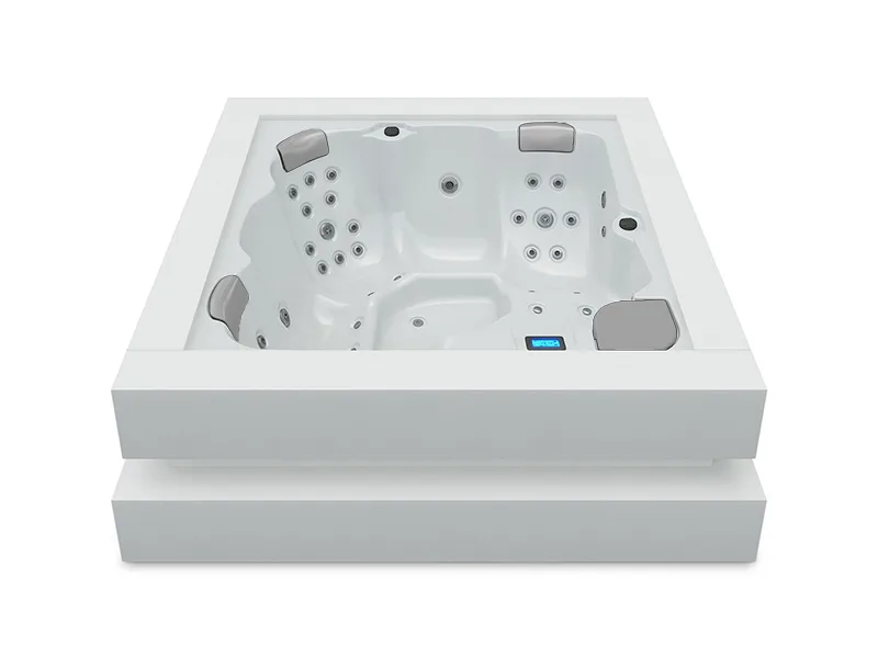 Aquavia Cube Ergo — White Solid Surface